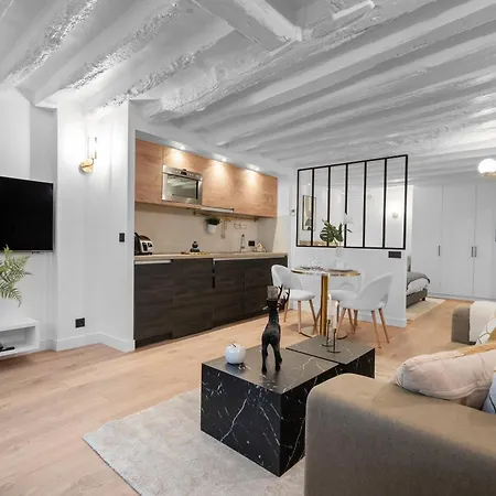 Gem 9 Min Walk To Notre-dame And Louvre 아파트 *