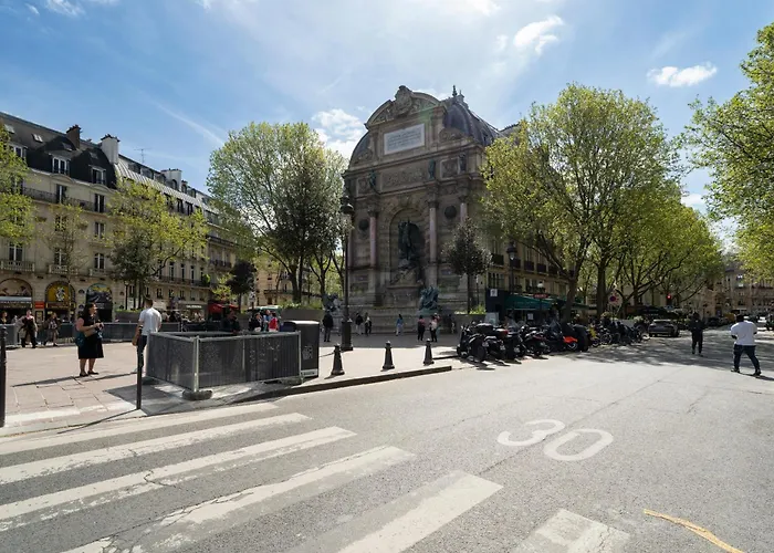 Gem 9 Min Walk To Notre-dame And Louvre 아파트