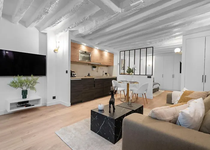 Gem 9 Min Walk To Notre-dame And Louvre 아파트 *