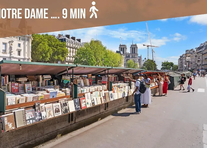 Gem 9 Min Walk To Notre-dame And Louvre Appartement Parijs